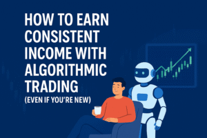 How to earn consistent income with Algorithm Trading - Ai Robot behind a persons back