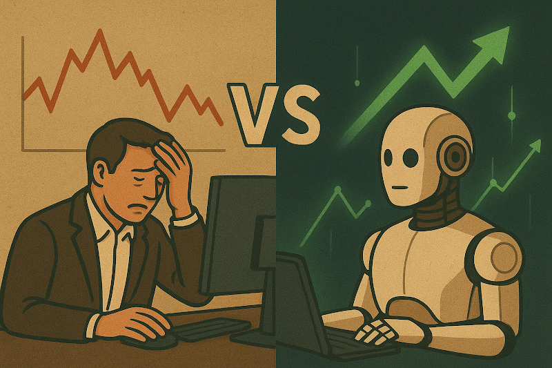 Manual Trader vs Ai-driven trading Bot 