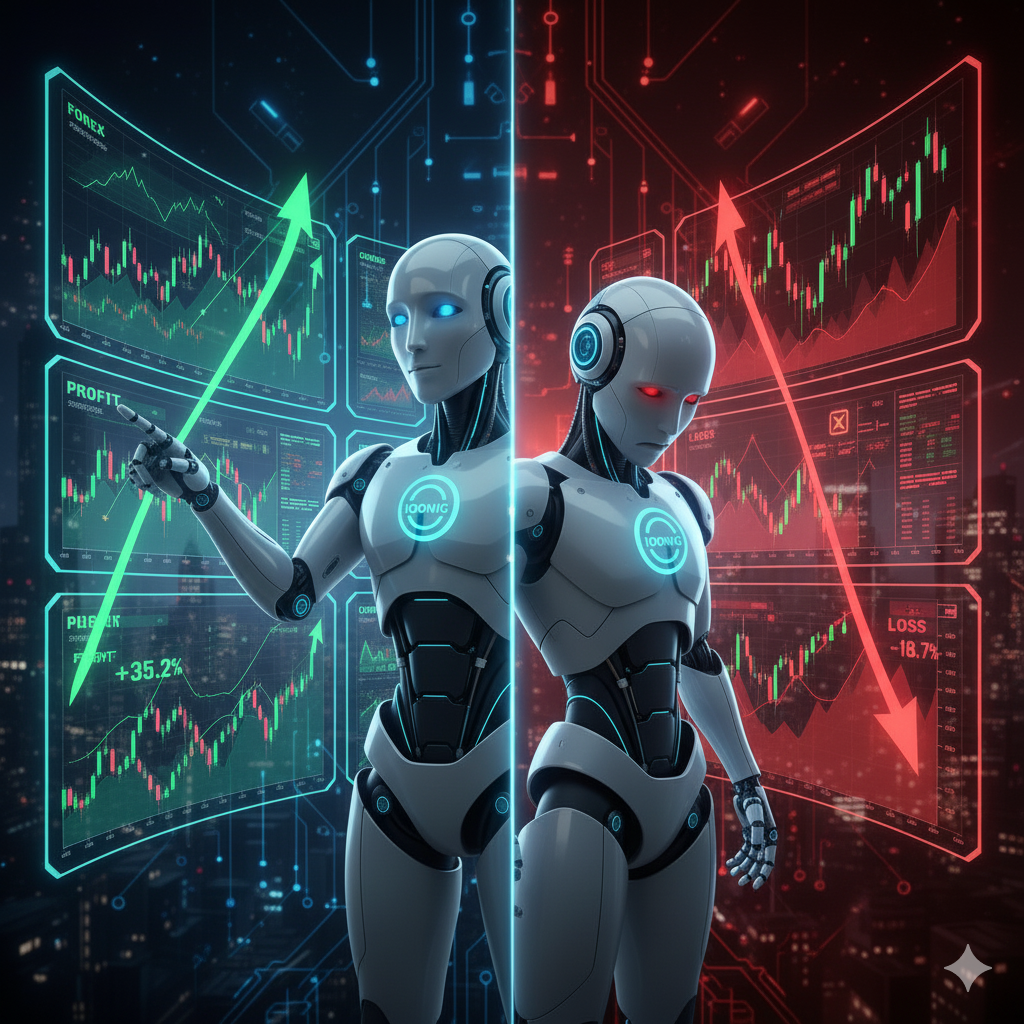 Ai profitable trading - Two trading bots with one making and the other losing money off the charts